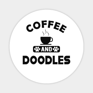 Doodle Dog - Coffee and doodles Magnet